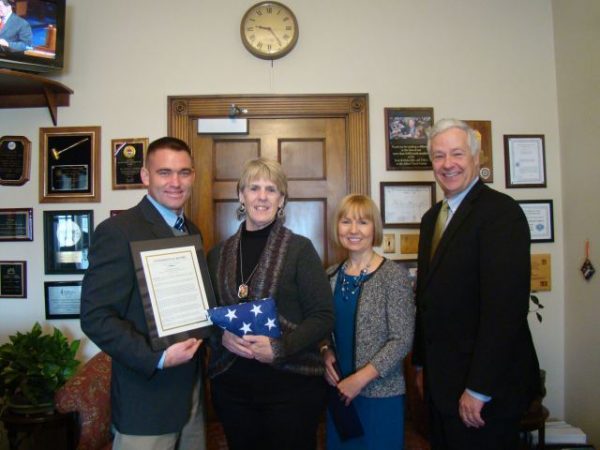 Congressman Mike Michaud Flag Presentation – The Summit Project